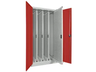 verticale kast cil.slot HxBxD 1950x1000x600mm RAL7035 front RAL3000 - 1