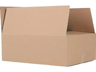 Verzenddoos enkele golf 3 mm bruin 305 x 220 x 100 mm - 1