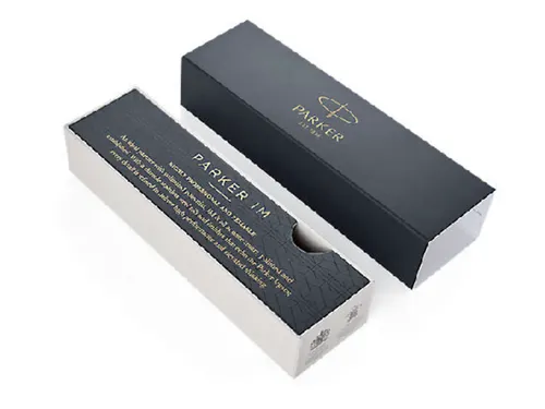 Vulpen Parker IM Black Lacquer CT Finish Fijn Blauwe inkt