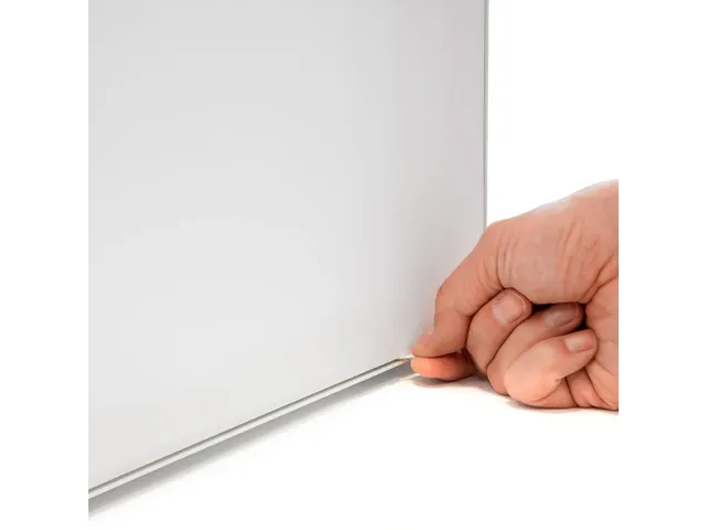 Digital Counter Futuro met 32 inch Samsung scherm Portret Wit