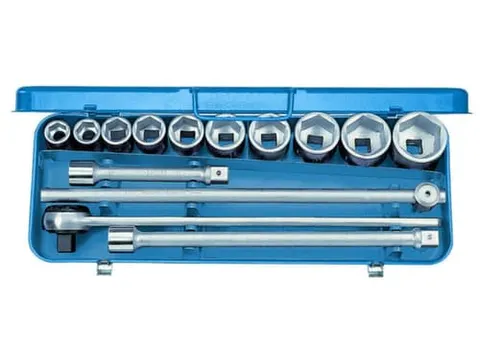 GEDORE 32 EMU-2 Jeu de clés à douilles 3/4 14pièces 6pans 22-50mm