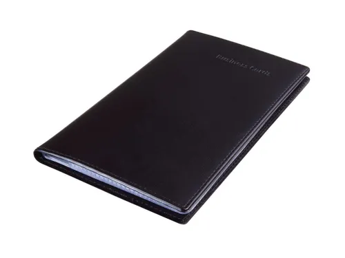Visitekaartmap Sigel VZ171 Zwart 120 kaarten 90x58mm