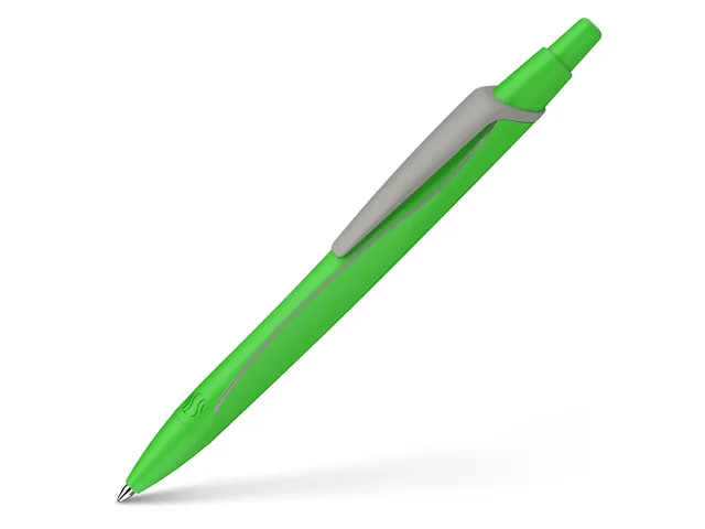 Stylo à bille Schneider Reco vert néon/couleur écriture bleue