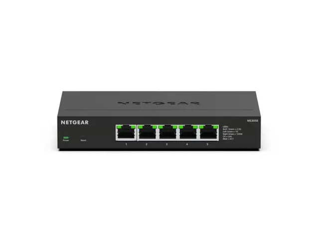 NETGEAR MS305E, Unmanaged, 2.5G Ethernet (100/1000/2500), Full duplex,