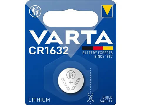 Batterij VARTA knoopcel 1x CR1632 lithium