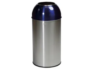 RVS afvalbakken,40l,HxØ 740x350mm,1opening(en),romp geborsteld - 1