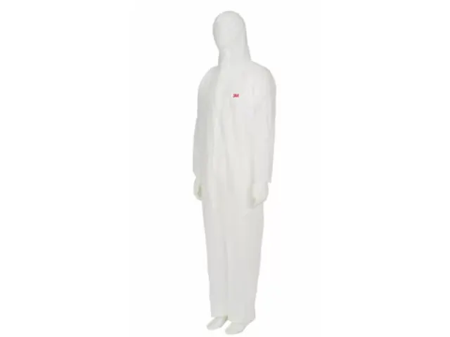 Beschermende Overall Met Capuchon Wit Large Categorie 1