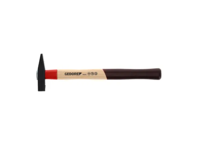 GEDORE 600 H-100 Ingenieurshamer ROTBAND-PLUS met hickory steel,100g