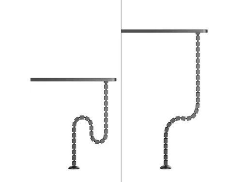 Kabelslang Neomounts magnetische bevestiging 130cm zwart