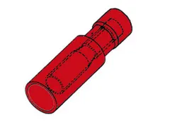 Kabelschoen "Female Bullet" - Rood