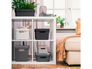 Sigma Home opbergbox 13L wit - 35x24,6x18,3cm - 6