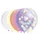 Ballon Haza uni 30cm 10 stuks pastel assorti
