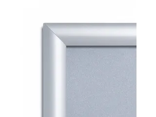 Kliklijst Scritto A4 Rechte Hoeken 25mm Zilver Aluminium / Kunststof - 4