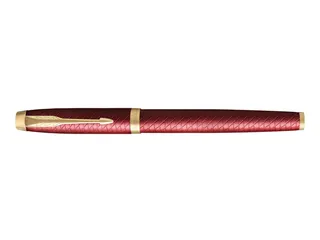 Rollerpen Parker IM Premium Red Lacquer GT Fijn Zwarte inkt - 6