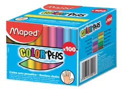 Schoolbordkrijt Maped Color'Peps doos à 100 stuks assorti