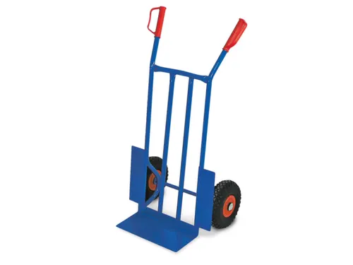 steekwagen,draagverm. 250kg,rubber-banden,steekplaat BxD 400x180mm