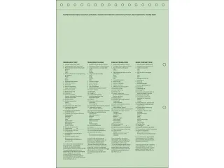 Vrachtbrief CMR Internationaal Sigel A4, 50 x 4blad - 4