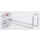 Snoerhouder Voor Geperforeerde Platen L 200Mm Aluminium-Kleurig