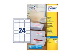 Etiket Avery J8159-25 63.5x33.9mm Inkjet Wit 600 stuks