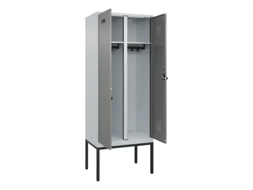 locker voor scheiding van kleding,HxBxD 2120x800x500mm,2vak