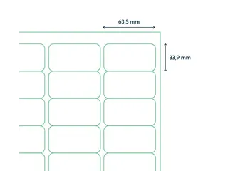 Verwijderbare Etiketten 63.5x33.9 mm Wit Doos a 1000 Vel 42004 - 3