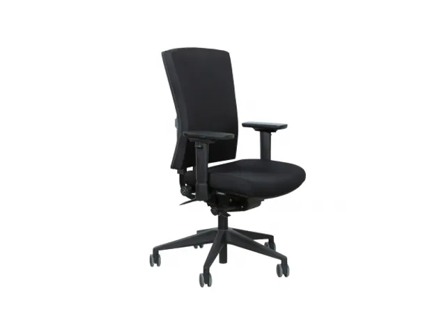Siège de bureau série 400-NPR Comfort tissu Noir piètement noir