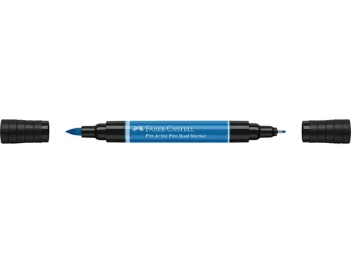 Tekenstift Faber-Castell Pitt Artist Pen duo marker 110 phthaloblauw