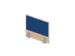 panneau de rehausse,p. table de bureau,NE-érable,BN6016-bleu