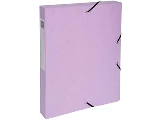 Aquarel elastobox uit glanskarton A4+ 4 cm assorti - 8