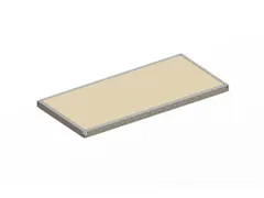 houten vloer,v. breedvakstelling,BxD 1700x800mm,dikte 19mm,vakl. 500kg