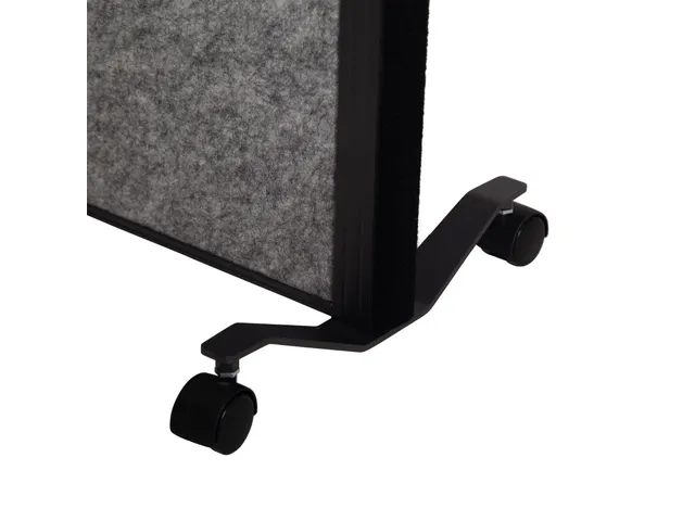 Cloison acoustique MAULconnecto 100x180cm Gris Mobile Cadre Anthracite