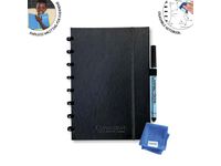 Correbook A5 Hardcover: reusable notebook zwart