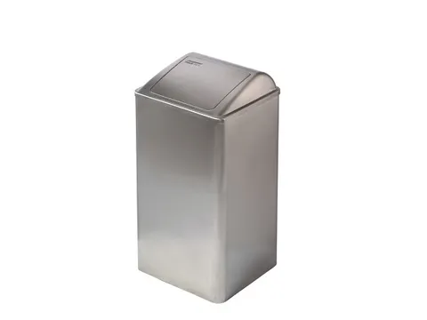 Afvalbak Rvs 65 Liter Met Push Klep