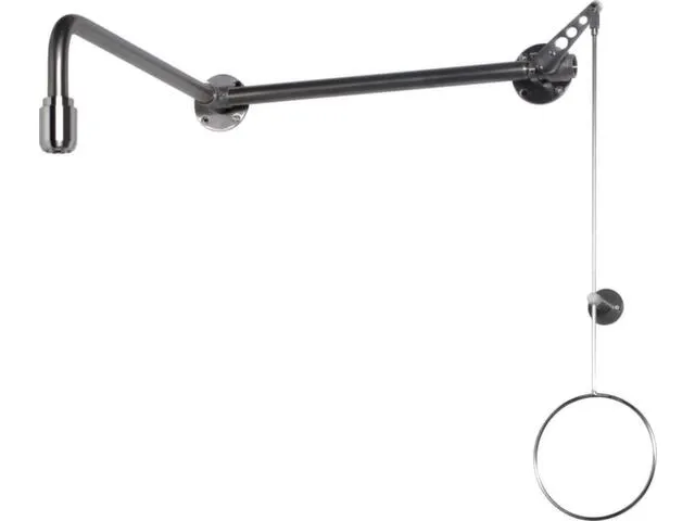 plensdouche,m. debietmeter,50l/min,aansluiting 3/4 inch binnen,RVS