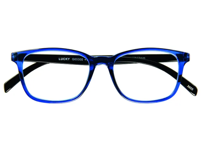 Leesbril I Need You +1.00 dpt Lucky blauw-zwart