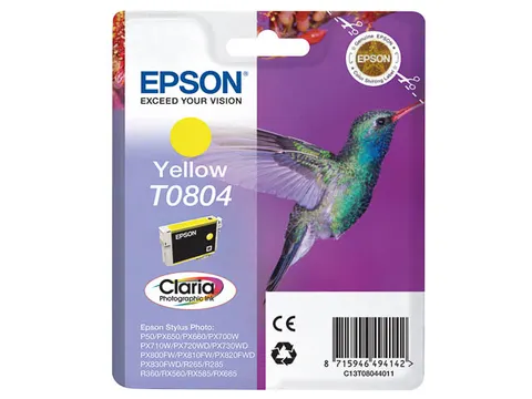 Inktcartridge Epson T080440 7,4 Ml Geel
