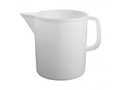 Emga Maatbeker kunststof Wit 3 liter