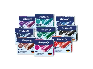 Inktpatroon Pelikan 4001 roze 6 stuks - 3