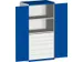 armoire modulaire,HxlxP 2000x1050x650mm,2xtablette en acier,6tiroir(s)