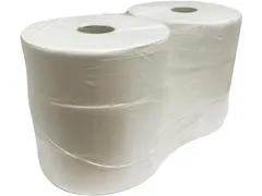 Toiletpapier Jumbo 2-laags 320m wit, pak van 6 rollen