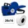 Etiket voor Sato Judo Food 26x16 mm wit permanent