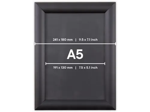 Kliklijst Europel Economy A5 25Mm Zwart