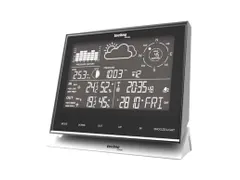 Weerstation Technoline WS 1700 138x153x53mm alu/zwart met 3 buitensens