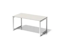 bureau,HxBxD 740x1600x800mm,blad grijswit,sledeframe verkeerswit