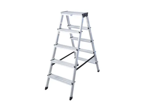 Lichte Universele Trapladder Tweezijdig 1.18m H 0 86m 2x5treden