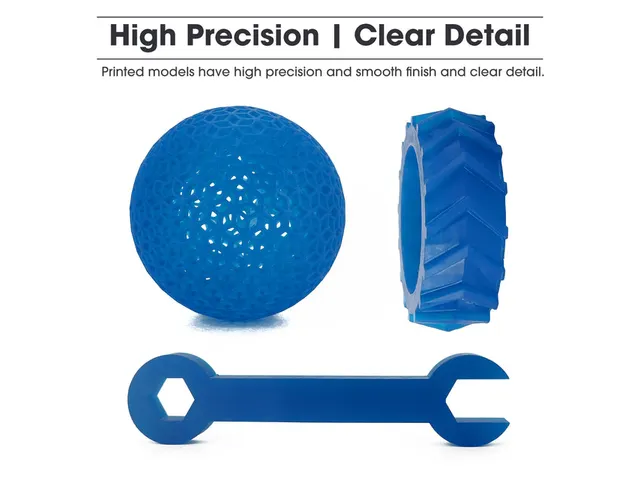 eSUN LCD Hard-Tough Resin 3D-printerhars Blauw 1kg 405nm