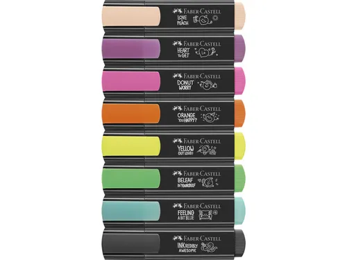 Markeerstiften Faber-Castell 46 Graffiti 8 stuks in karton etui
