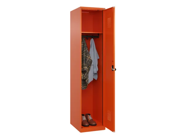 locker,HxBxD 1850x400x500mm,1vak,vak B 400mm,draaigrendel