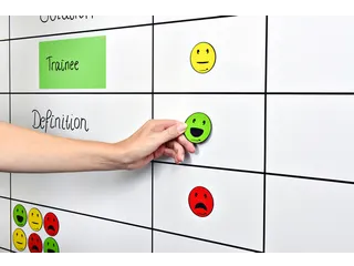 Magneet Legamaster emoticon 50mm assorti 6 stuks - 7