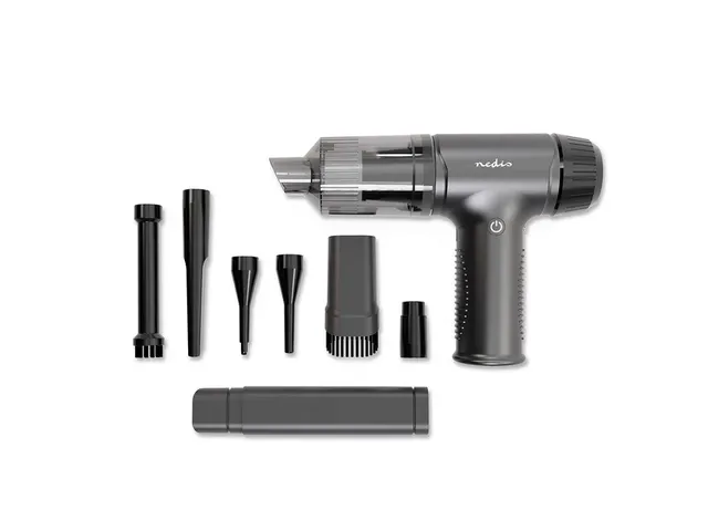 Handstofzuiger / luchtblazer Nedis 90W oplaadbaar zwart